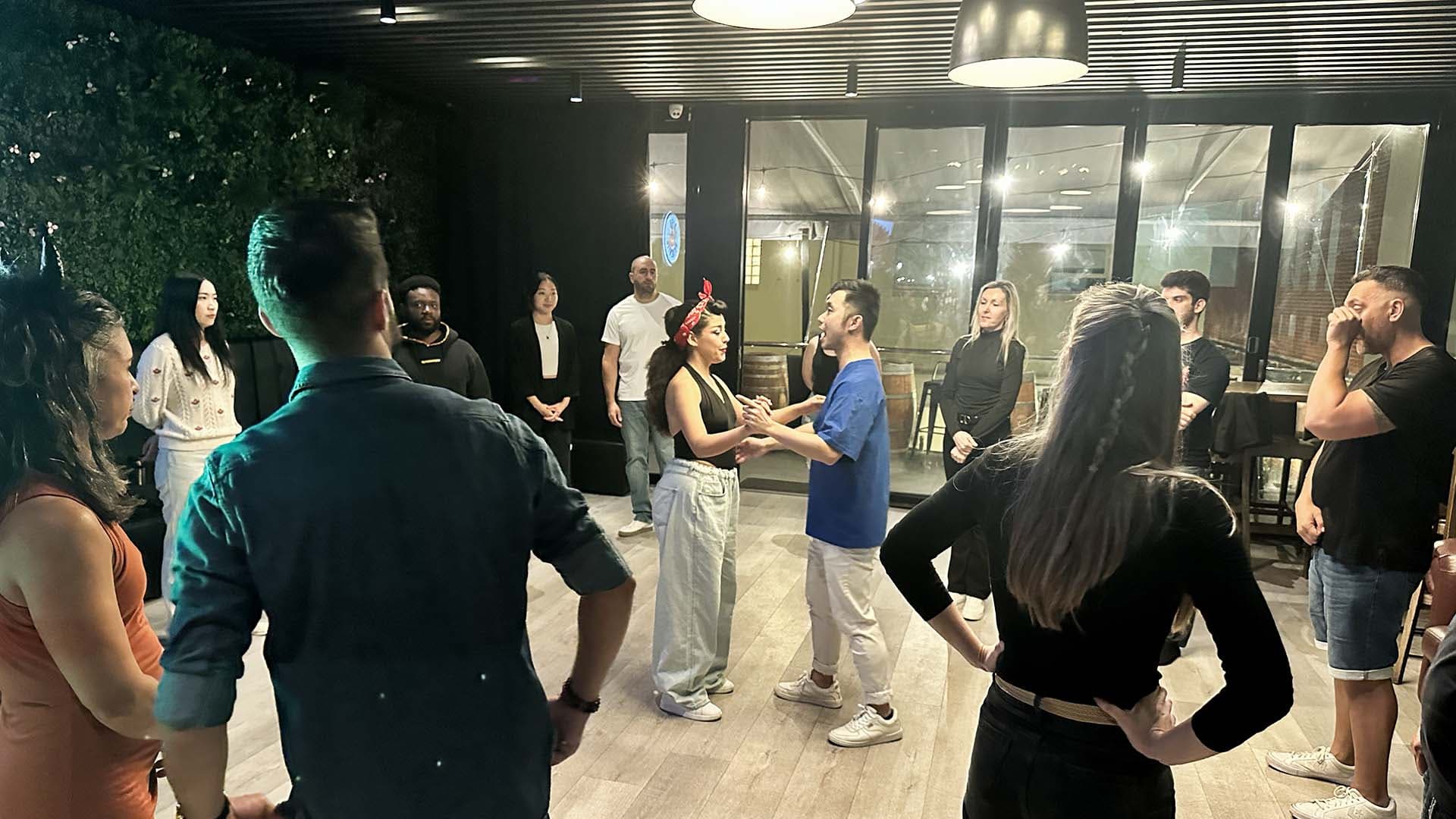 Corito de Bachata dancers